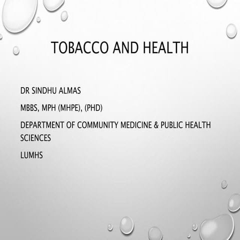 Tobacco and Health.pptx