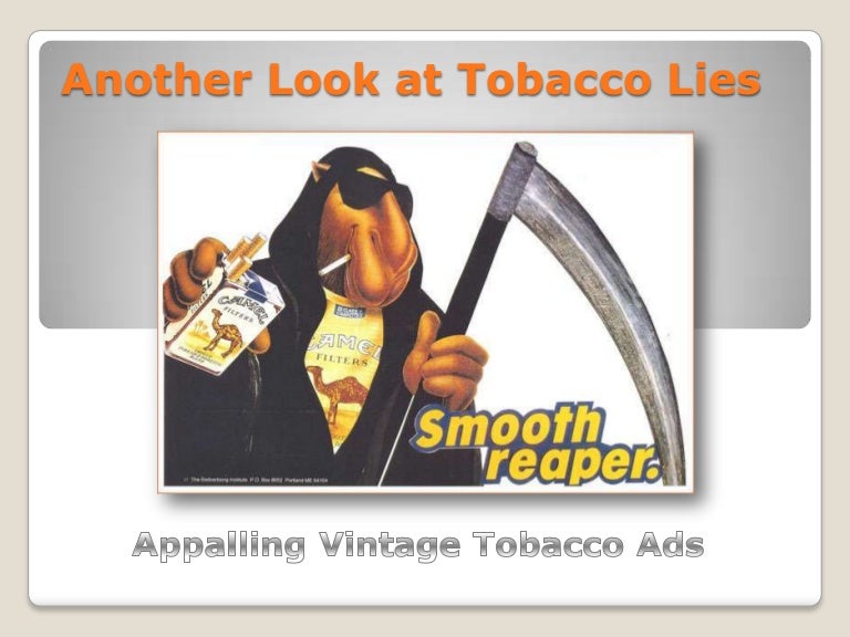 Tobacco Lies and Tobacco Truths. Contrast and Compare. An Intriguing