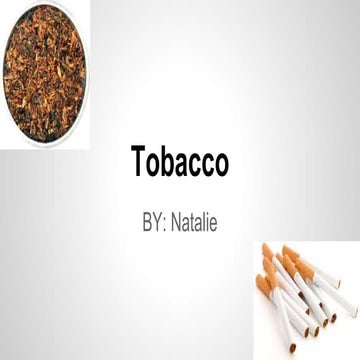 Tobacco (project 2)