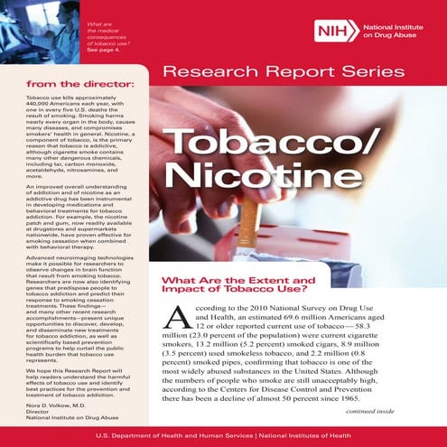 Nicotine in tobacco | DOCX