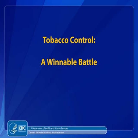 Tobacco Winnable Battle presentation