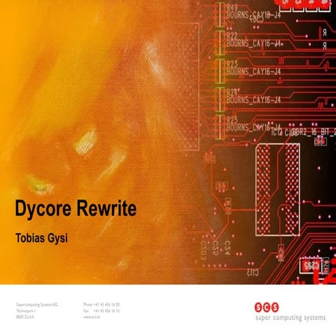 Performance Portable Stencil Library for COSMO Dycore Rewrite on CPU ...