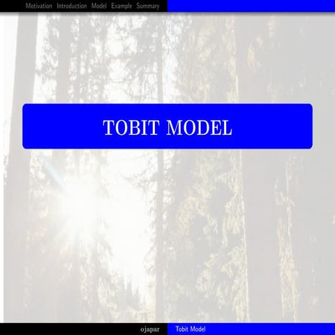 Tobit Model
