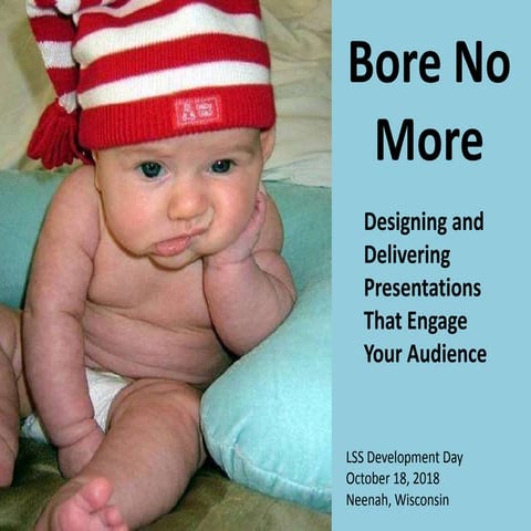 To Bore No More (2018 presentation)
