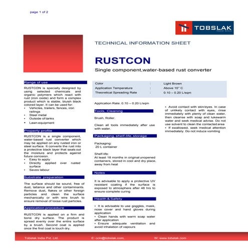 TDS OF H-408 | PDF