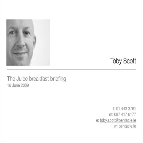 Toby Scott Design for Innovation