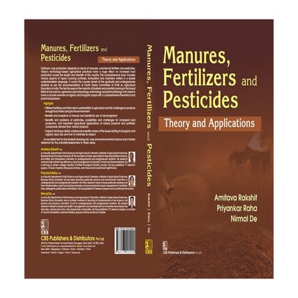Manures, Fertilizers and Pesticides:Theory and Applications