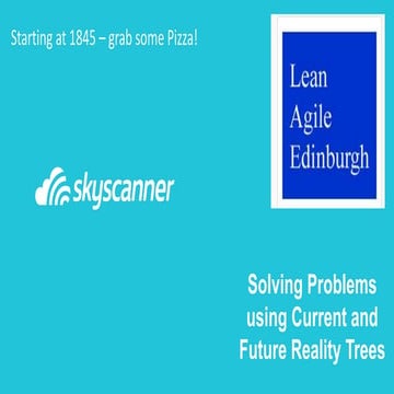 Solving Problems with Theory of Constraints Current Reality Trees @ Lean Agil...