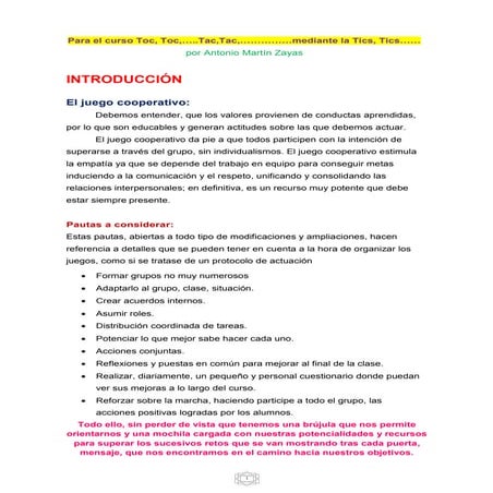 Toc toc | PDF