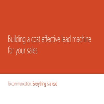 how to build the marketing automation system