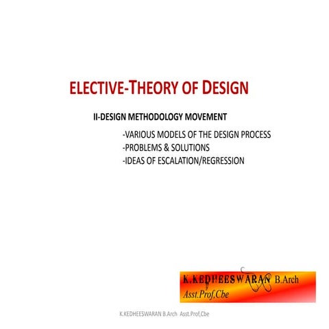 THEORY OF DESIGN 