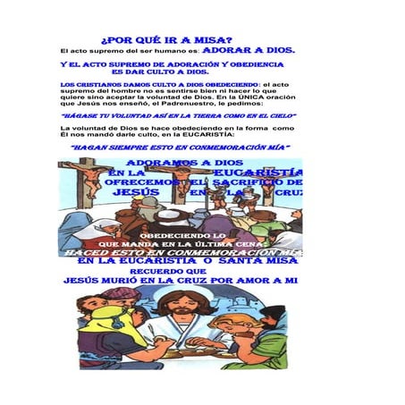 Toda la eucaristía o Santa Misa