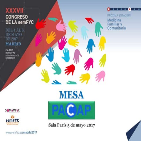 MesaPACAP en el XXXVII Congreso de la semFYC en Madrid 
