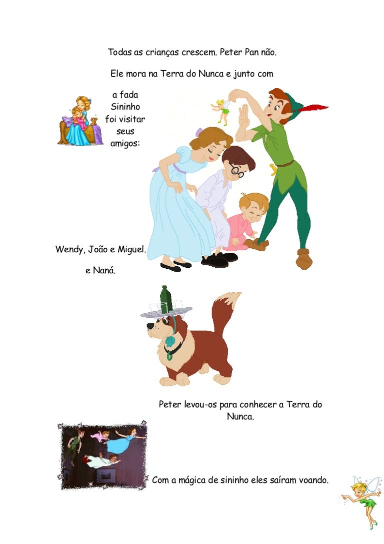 a historia de peter pan
