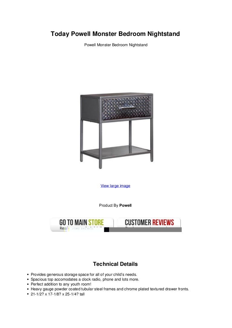 Today Powell Monster Bedroom Nightstand