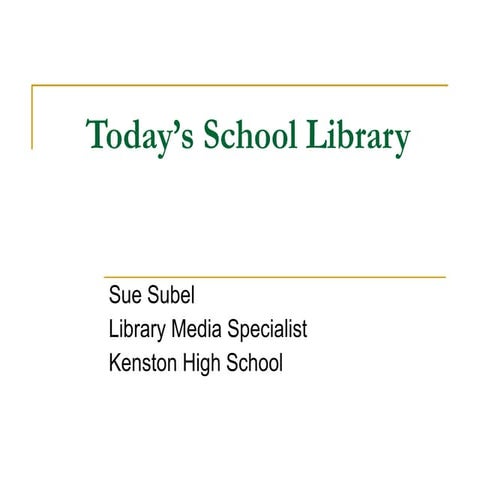 School library in the digital era | PDF
