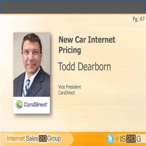 Todd Dearborn "New Car Internet Pricing"