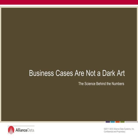 Business cases are not a dark art: the science behind the numbers