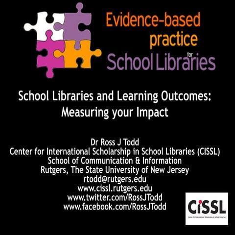 Evidence-Based Practice for School Libraries