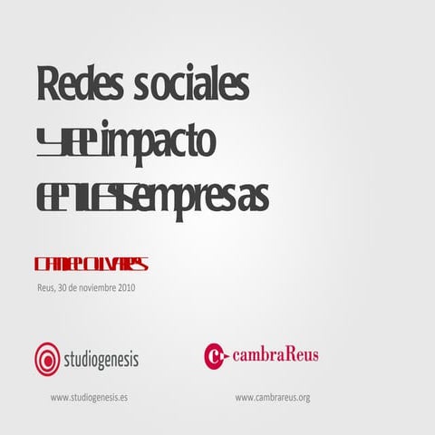 Redes sociales y el impacto en las empresas