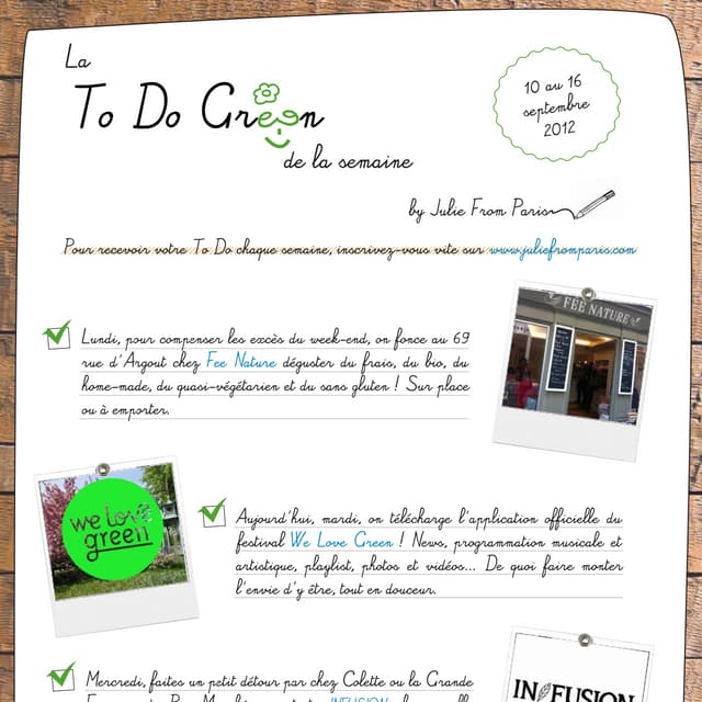 To dogreen 10-16sept