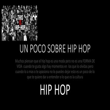 Cultura hip hop | PPTX