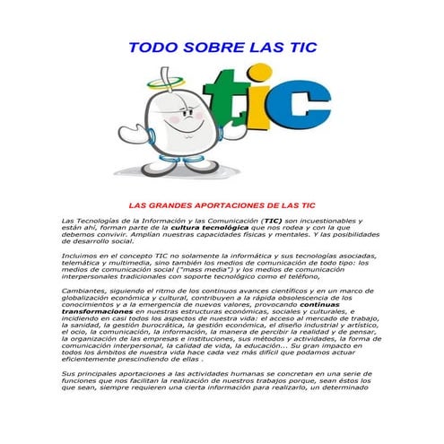 Todo sobre las tic