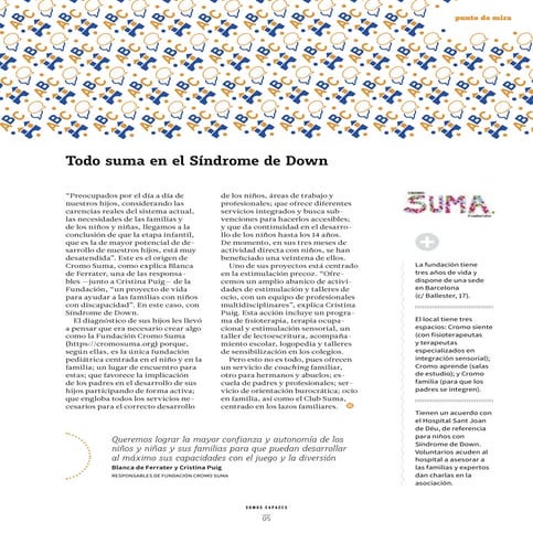 Todo suma en el sindrome de down - Punto de mira - sc #121