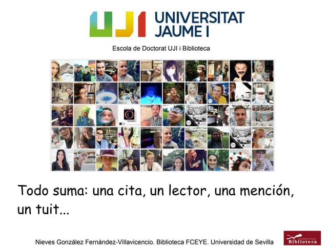 Todo suma: una cita, un lector, una mención, un tuit...