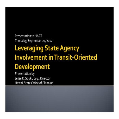 What is the Role of State Planning? | PPSX