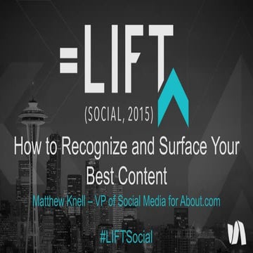 How to Recognize and Surface Your Best Content
