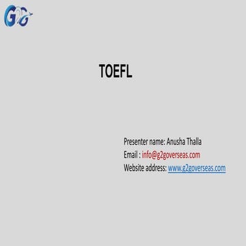 TOEFL Training institute in hyderabad.....ad
