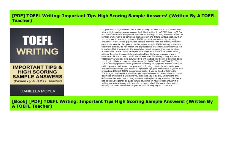 Toefl essay samples pdf picture
