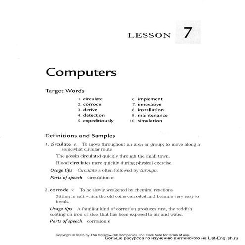 Pre Toefl class 10 23-16