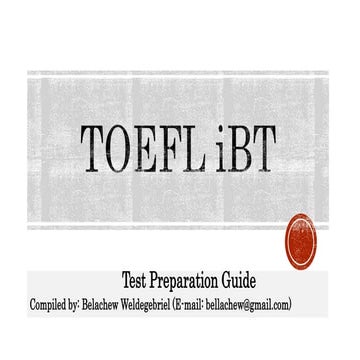 TOEFL iBT Test Preparation Guide.pptx