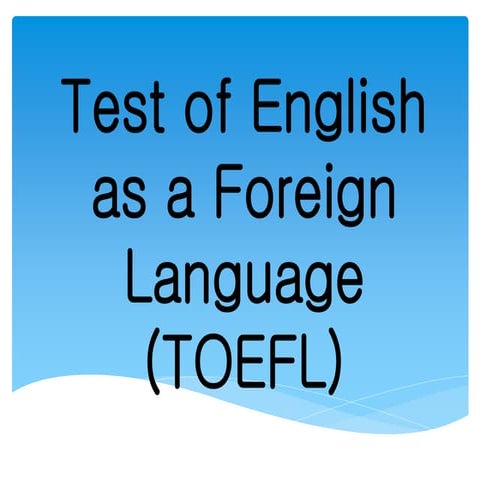 Toefl reading