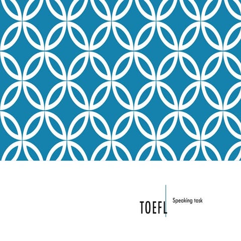 Toefl speaking
