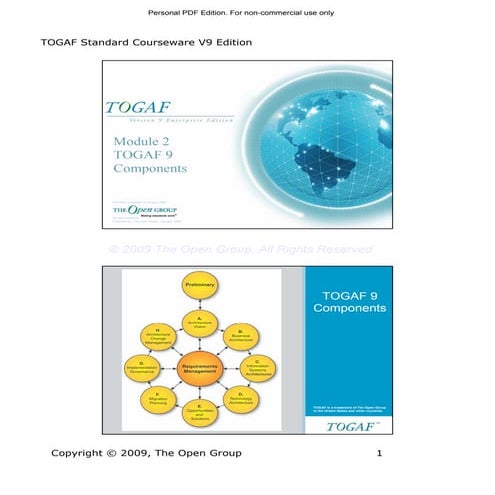 Togaf v9-m2-togaf9-components