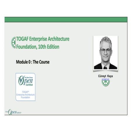 TOGAF 10 EA Foundation Course - M0 - The Course .pdf