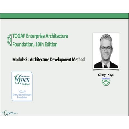 TOGAF 10 EA Foundation Course - M2 - Architecture Development Method.pdf