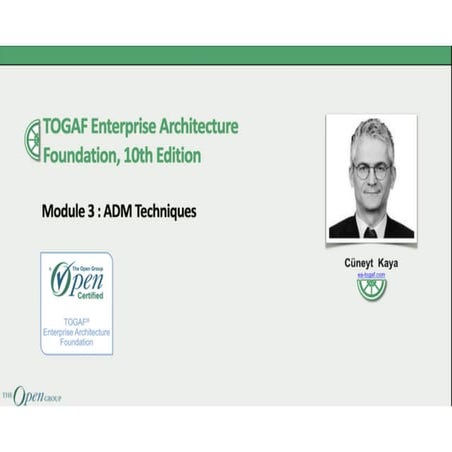 TOGAF 10 EA Foundation Course - M3 - ADM Techniques.pdf
