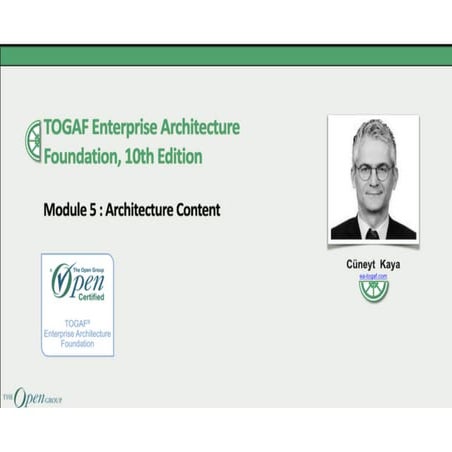 TOGAF 10 EA Foundation Course - M5 - Architecture Content.pdf