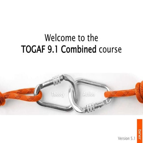 TOGAF - a teaser for our traning course