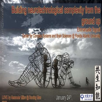 Tognoli - neurotechnological complexity at SISReC 2019 (Osaka)