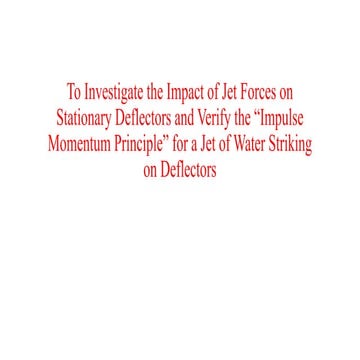 Impact Of Jet | Jameel Academy | PDF