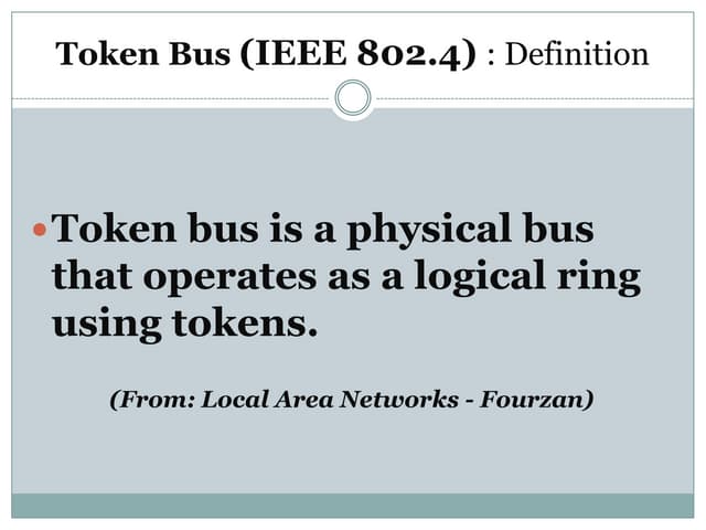 Token bus