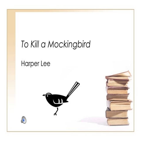 To Kill A Mockingbird Background Notes