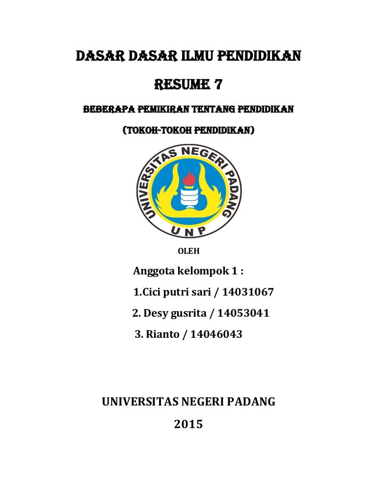 Tokoh pendidikan yang berpengaruh di dalam dan luar negeri