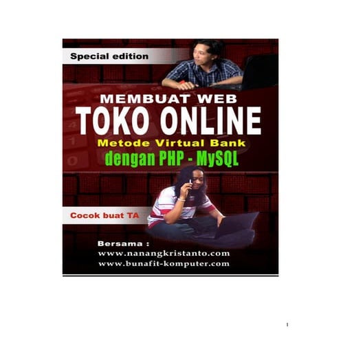 Toko online   erd dan analisis sistem informasi penjualan berbasis web - model virtual bank