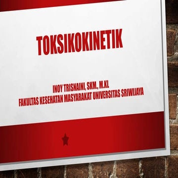 Toksikokinetik,slideshare